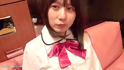 A Beautiful Girl With Divine Style Who Wants To Become A Female Announcer Is Dressed In A Uniform And Flowers With A Toy No Ppv] The Girl Who Wants To Be A Female Tv Announcer