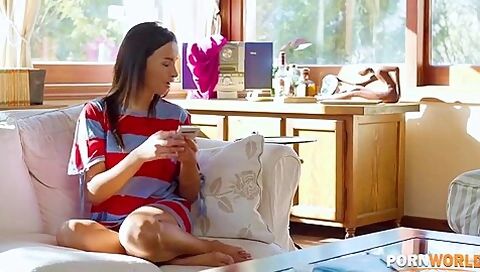 Sexy Nat Portnoy And Alyssia Kent Share A Thick Cock At Mountain Cabin Retreat Gp2054