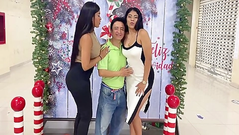 Happy New Year - I Celebrate New Year And My Birthday With A Homemade Threesome With Two Beautiful Women 21 Min