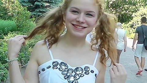 Pigtailed little slut