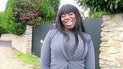 French Ebony Rubie Big Ass Casting (720)