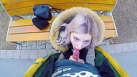 Eva Elfie - Cute teen 18+ Swallows Cum For Cash