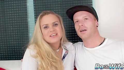 Stranger Leaves A Hefty Deposit In Barra Ass While Cuckold Watches