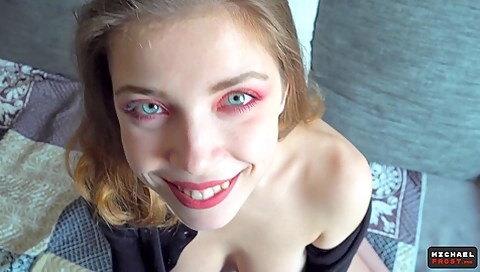 Russian teen 18+ Babe Asked Me To Buy Beer - Street Dating - Pov