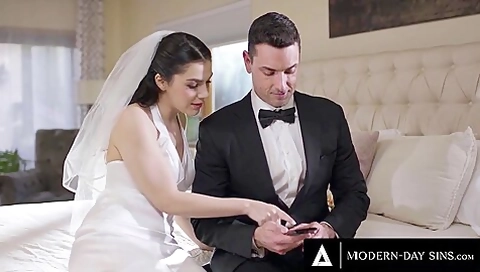 Groomsman Assfucks Best Buddys Wife Valentina Nappi In Marital Bed On Weddin
