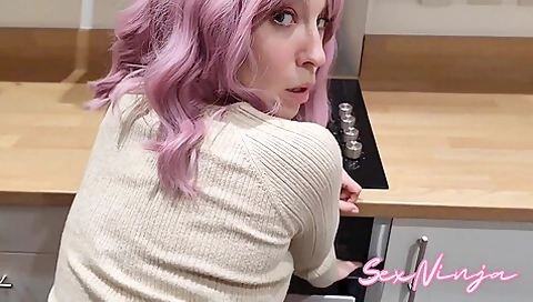 Sexninja - Helping My Step mom To Get Out With My Cock - Teaser Video