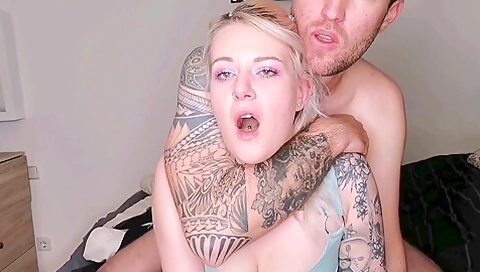 Watch My Hot Blond Girlfriend Gets Fucked