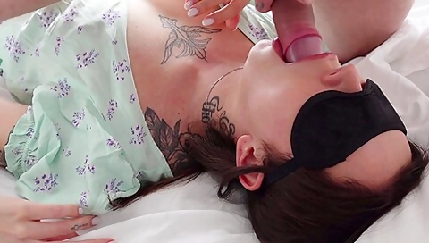 Fucked In The Mouth And Fed Her With His Cum!!!