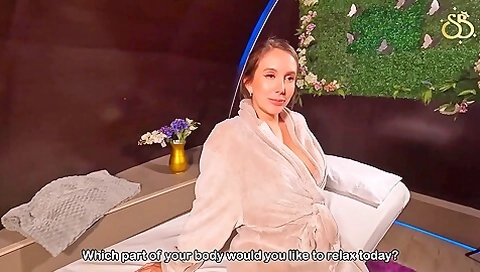 Scarlet Benz Gets Oiled Up Massage Inside And Out Until She Squirts