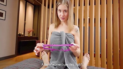 Omg That Was Too Much!!! Asshole Stepbro Cummed On My Panties. Taboo 19 Min